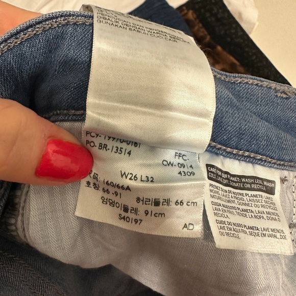Levi’s 721 vintage high-rise skinny light wash blue jean denim luxury casual 26 - Picture 12 of 12